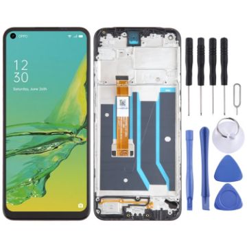 OPPO A33 2020 OEM LCD Screen Digitizer Assembly with Frame - 1
