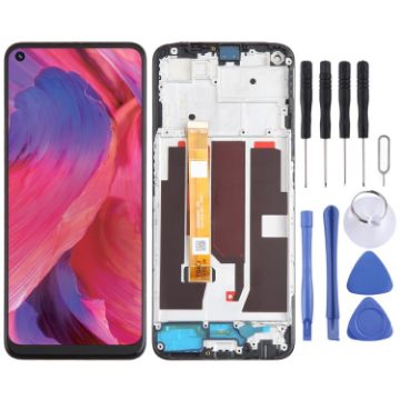 OPPO A54 5G OEM LCD Screen Digitizer Assembly with Frame Replacement - 1