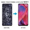 OPPO A54 5G OEM LCD Screen Digitizer Assembly with Frame Replacement - 7
