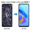 OPPO A76 4G OEM LCD Screen Digitizer Assembly with Frame Replacement - 7