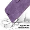 Infinix Hot 50 Pro 4G Purple Leather Embossed Phone Case - 7