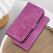 Infinix Hot 50 Pro 4G Rose Red Little Tiger Embossed Leather Case - 2
