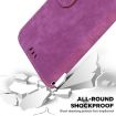 Infinix Hot 50 Pro 4G Rose Red Little Tiger Embossed Leather Case - 7