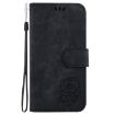 Infinix Hot 50 Pro 4G Black Leather Embossed Phone Case - 3