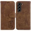 Infinix Hot 50 Pro+ 4G Brown Leather Embossed Phone Case - 1