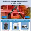 DF-3HBJ 8MP HD Outdoor WiFi IP Camera, IP66 Waterproof, US Plug, Night Vision - 3