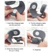 U-Shaped Silicone Charging Holder for Apple Watch Series - Colorful - 5