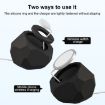 Diamond-shaped 2 in 1 Wireless Charging Silicone Base - Blue - 3