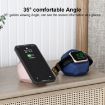 Diamond-shaped 2 in 1 Wireless Charging Silicone Base - Blue - 4