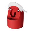 Bear Shaped Red Silicone Charging Base for Apple Watch Series - 1