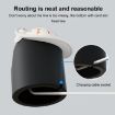 Apple Watch Series Bear Shaped Silicone Charging Base - Black - 2