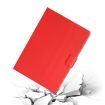 Samsung Galaxy Tab A 8.0 T350/T355C Red Leather Case with Card Slots - 6