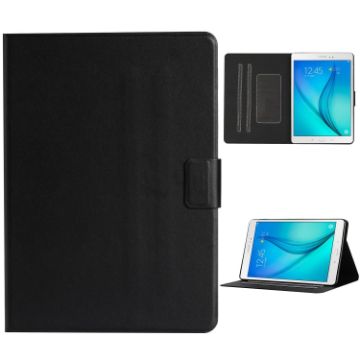 Samsung Galaxy Tab A 8.0 T350/T355C Black Leather Case with Card Slots - 1