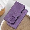 Tecno Camon 40 Little Tiger Embossed Leather Case - Purple - 2