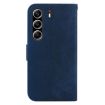 Tecno Camon 40 Pro 4G Little Tiger Embossed Leather Case - Dark Blue - 4