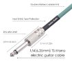 Mono 6.35mm Male to Male Electric Guitar Audio Cable 1.8m - 3045GR - 3