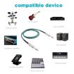 Mono 6.35mm Male to Male Electric Guitar Audio Cable 1.8m - 3045GR - 4