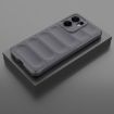 OPPO Reno13 F 5G Global Magic Shield TPU + Flannel Case Dark Grey - 2