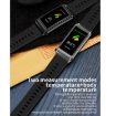 K80 1.57" Leather Band IP67 Smart Watch with Detachable Earphone (Black) - 7