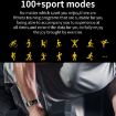K80 1.57" Leather Band IP67 Smart Watch with Detachable Earphone (Black) - 9