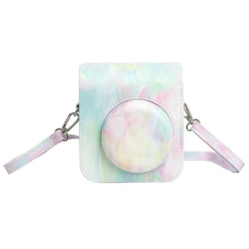 FUJIFILM instax mini 12 Leather Case Bag with Strap - Dream Bubble - 1