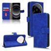 Xiaomi 14 Ultra Blue Magnetic Flip Leather Phone Case - Skin Feel - 1