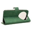 Xiaomi 14 Ultra Green Magnetic Flip Leather Phone Case - Skin Feel - 5