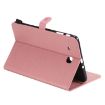 Samsung Galaxy Tab E9.6 T560 Pink Shockproof Leather Case with Holder - 5