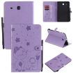 Samsung Galaxy Tab E9.6 T560 Purple Shockproof Leather Case with Holder - 1