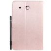 Samsung Galaxy Tab E9.6 T560 Rose Gold Shockproof Leather Case - 3