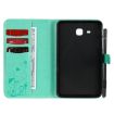 Samsung Galaxy Tab A7.0 T280 Green Cat Bee Embossed Leather Case - 4