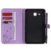 Samsung Galaxy Tab A7.0 T280 Purple Cat Bee Embossed Leather Case - 4