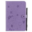 Samsung Galaxy Tab A8.0 T350 Purple Leather Case with Holder & Slots - 2