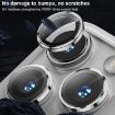 iPhone 15/15 Plus MOMAX Eagle Eye Lens Glass Film - Silver Cover - 7