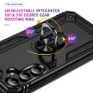 Samsung Galaxy A35 5G Shockproof TPU + PC Case with Holder - Black - 6