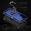 Samsung Galaxy A35 5G Shockproof TPU + PC Case with Holder - Blue - 3