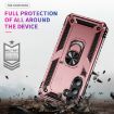Samsung Galaxy A35 5G Shockproof Rose Gold Case with Holder TPU+PC - 4