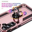 Samsung Galaxy A35 5G Shockproof Rose Gold Case with Holder TPU+PC - 6