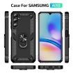 Samsung Galaxy A05s Shockproof TPU + PC Case with Holder - Black - 2
