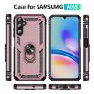 Samsung Galaxy A05s Shockproof Rose Gold Phone Case with Holder - 2