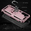 Samsung Galaxy A05s Shockproof Rose Gold Phone Case with Holder - 3