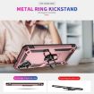 Samsung Galaxy A06 4G Shockproof TPU PC Case with Holder Rose Gold - 4