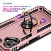Samsung Galaxy A06 4G Shockproof TPU PC Case with Holder Rose Gold - 5