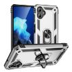 Samsung Galaxy A06 Shockproof Silver TPU + PC Case with Holder - 1