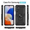 Samsung Galaxy A16 5G Shockproof Phone Case with Holder - Black - 2