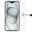 iPhone 15/15 Pro Tempered Glass Film 0.26mm 9H 2.5D Screen Protector - 1