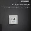 KYFEN USB Smart Mini Multi-function Fast Charging Socket - Black - 5