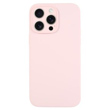 iPhone 15 Pro Max Grey Pink Liquid Silicone Phone Case - 1