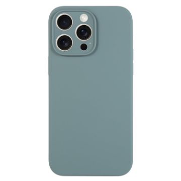 iPhone 15 Pro Max Pine Needle Green Liquid Silicone Phone Case - 1