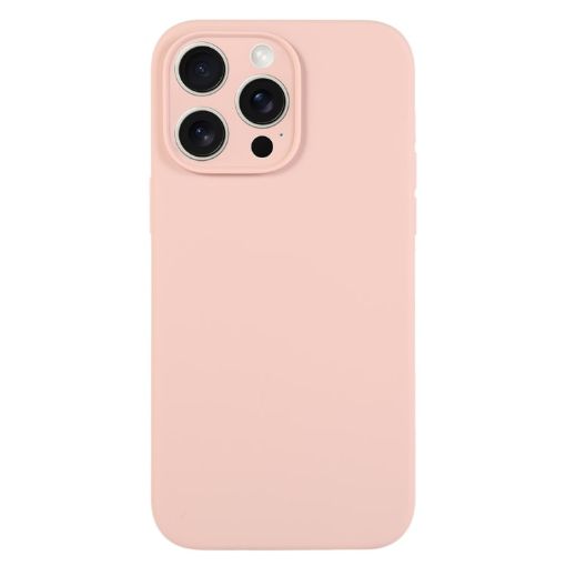 iPhone 15 Pro Sand Pink Liquid Silicone Phone Case - 1